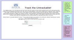 Desktop Screenshot of itrack.com